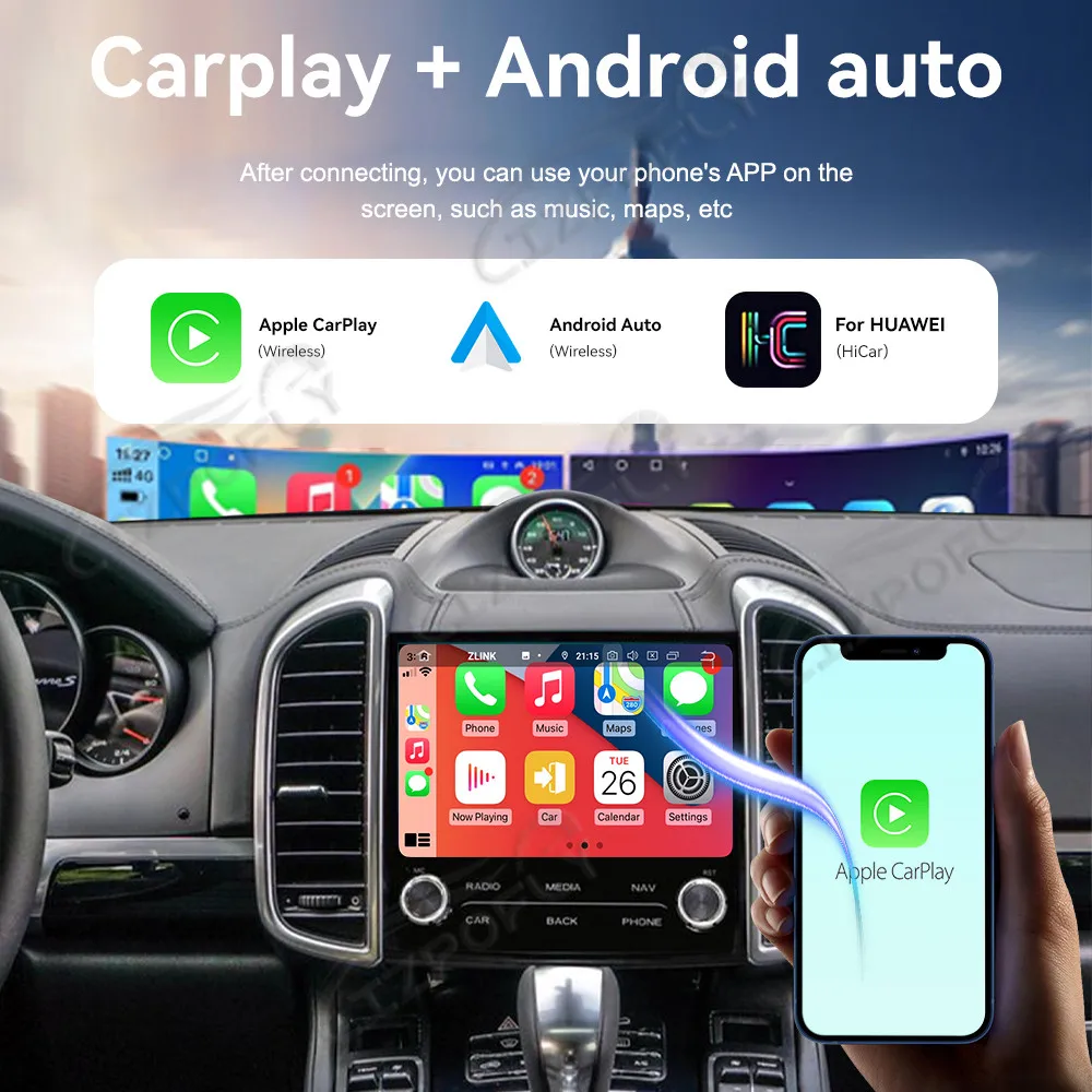 

For Porsche Cayenne 2010-2017 Android Car Radio Multimedia Video Player Carplay Autoradio Stereo GPS Navi Head Unit BT 4G Wifi