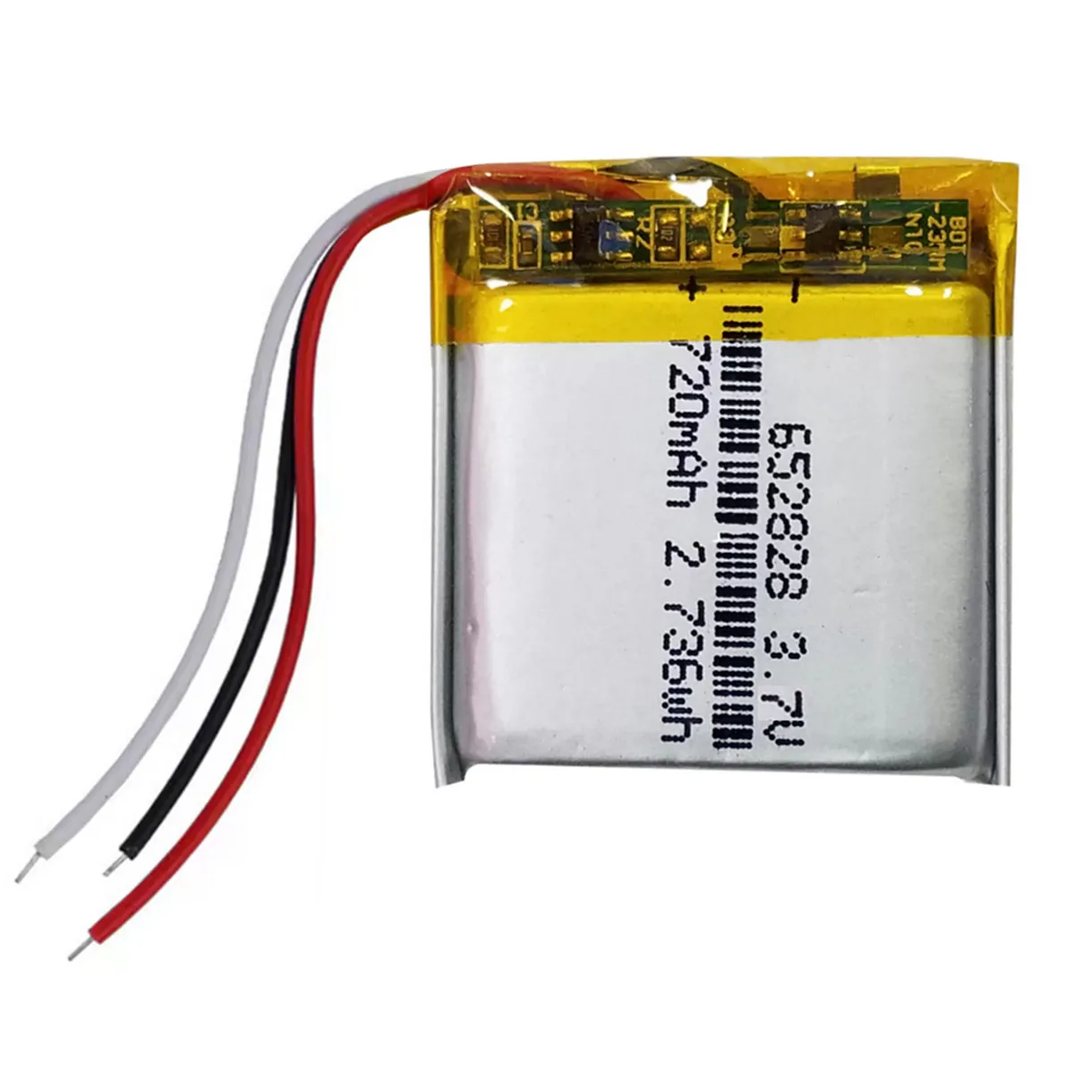 1-10pcs 652828 632933 663030 673030 3.7V 720mAh Li-polymer Rechargeable Battery For Mitu Children's Smart Watch Reading Pen Toys