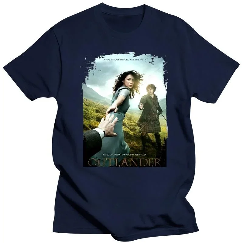 heavyweight Informal Men t shirt Unisex Outlander  Series Poster Art Plus Size Black Vintage novelty tshirt women MAN T-SHIRT