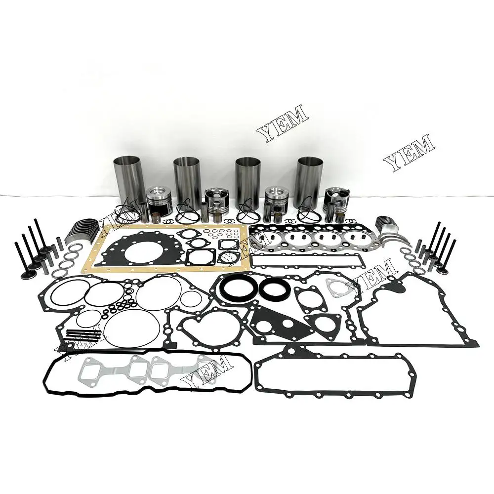 

For Mitsubishi Engine Overhaul Kit With Piston Rings Liner Bearing Valves Cylinder Gaskets S4S Engine spare parts