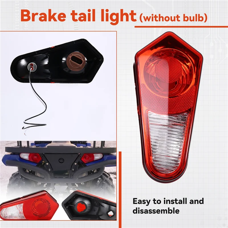 

Trending For Polaris Sportsman 500-800 2005-2013 Pair Of LED ATV Brake Tail Lights