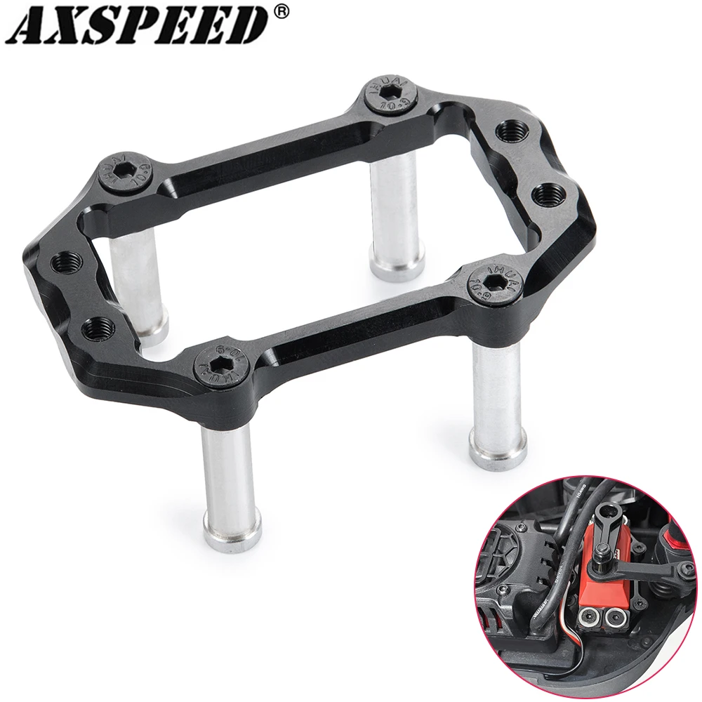 AXSPEED Aluminum Alloy Steering Servo Mount for 1/8 KRATON 6S Outcast Senton Talion Typhon BLX RC Speed Monster Truck Car Parts