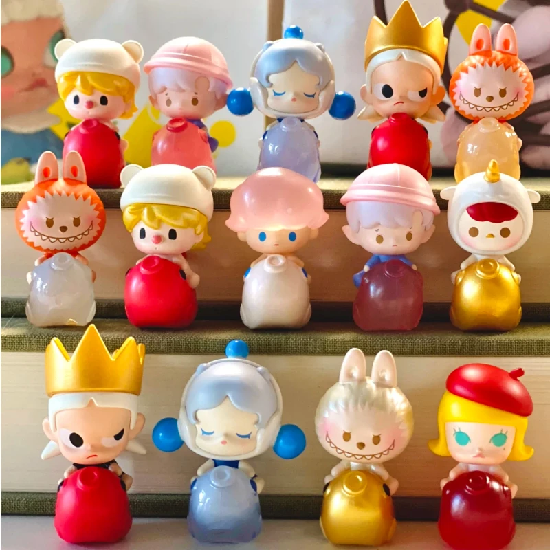 

POP MART BEAN Meeting the Koi Series -Blind Box Mini Action Toy Figures Desk Decor Birthday Ornament Gifts Surprise Mystery Box
