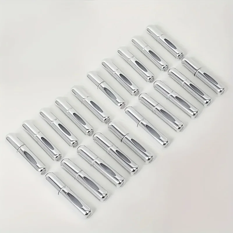 20-teiliges Set 0,17 Oz / Parfümzerstäuber mit Bodenbefüllung / Nachfüllbarer Metall-Reisespender / Mehrere Farben verfügbar – Detail 2