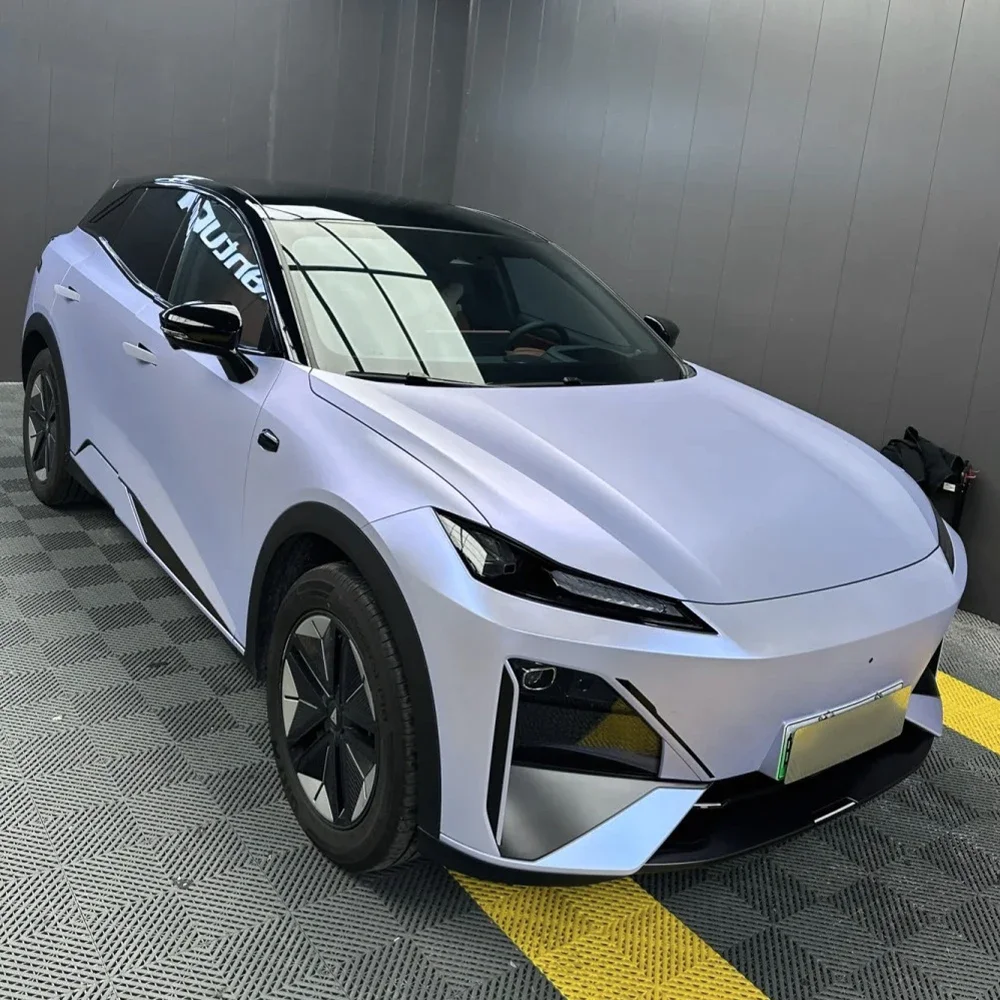 

Car Matte Silver Magic Purple Film Waterproof Universal Decoration Sticker for Auto Motorcycle Body Styling Wrap Films DIY Decor