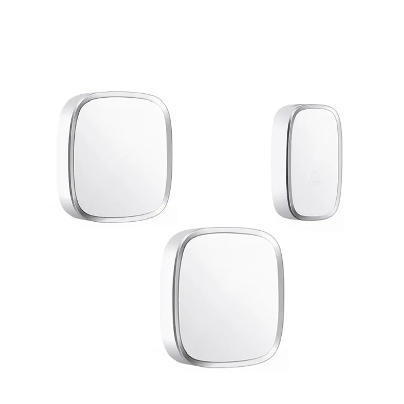 Campanelli per porte Wireless campanello di benvenuto per la casa campanello per porte Dingdong trasmettitore Wireless da 150m + ricevitore campanello intelligente remoto