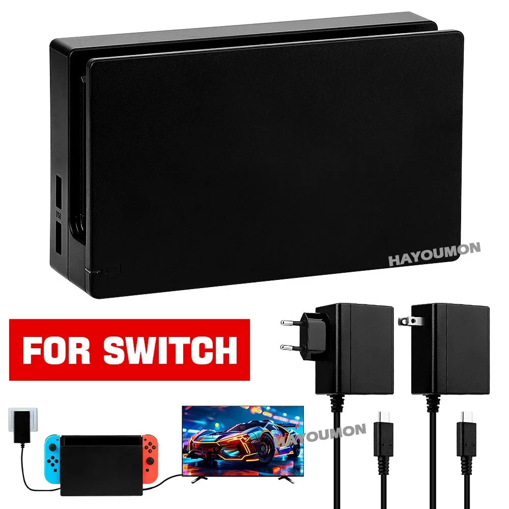 For Switch Charging Dock HDMI-Compatible TV Dock Charger Station Stand Dock For NS Switch AC Adapter Power Supply Accessories
