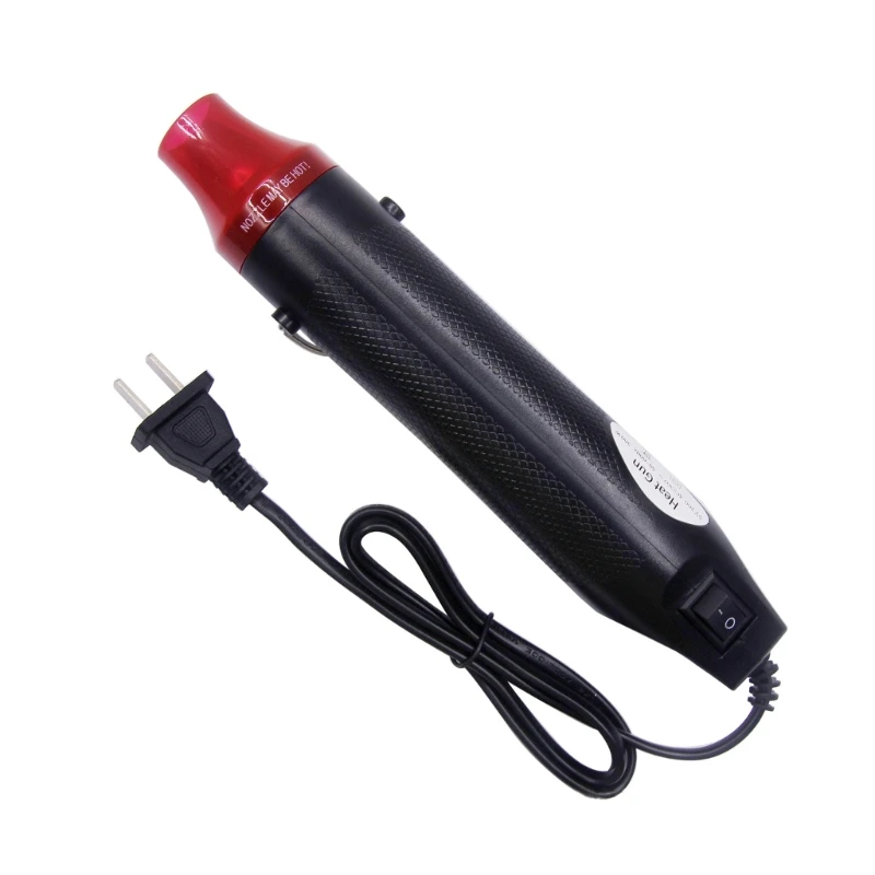 Mini Handheld Hot Air Electric 300W Portable Heat for DIY Craft Embossing Shrink Wrapping PVC- Drying Paint