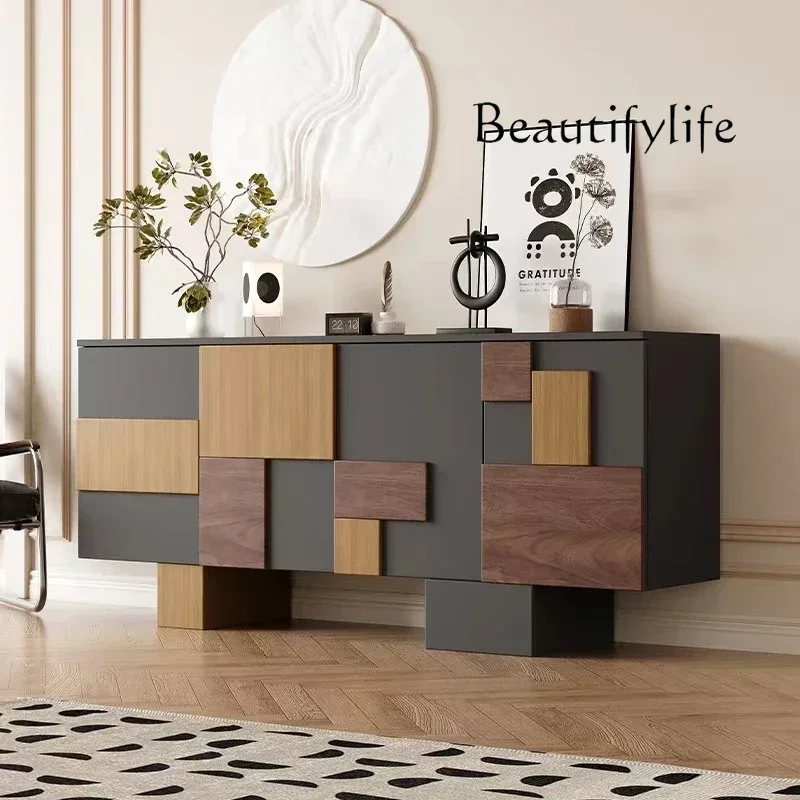 J home furniture all items Modern Light Luxury Sideboard Cabinet Living Room Locker Home Simple Fashion Partition Wine Cabinet