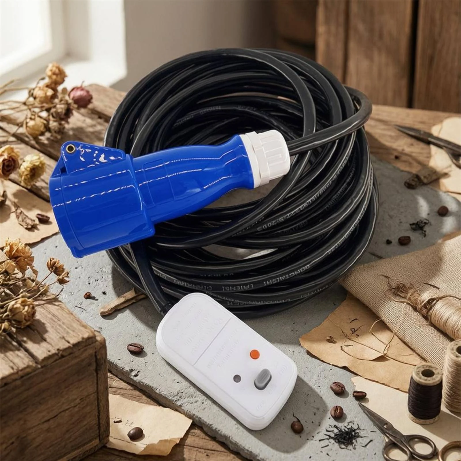 

RV Power Cord Thickened Copper Center RV Charging Cord Shore Power Cord Watertight Molded Ends Power Supply for Camping