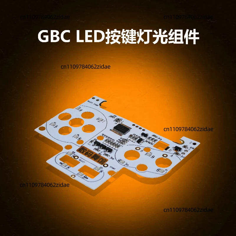For GBC LED Button Light Kit Color Changing Buttons For Game Boy Console Mod Parts