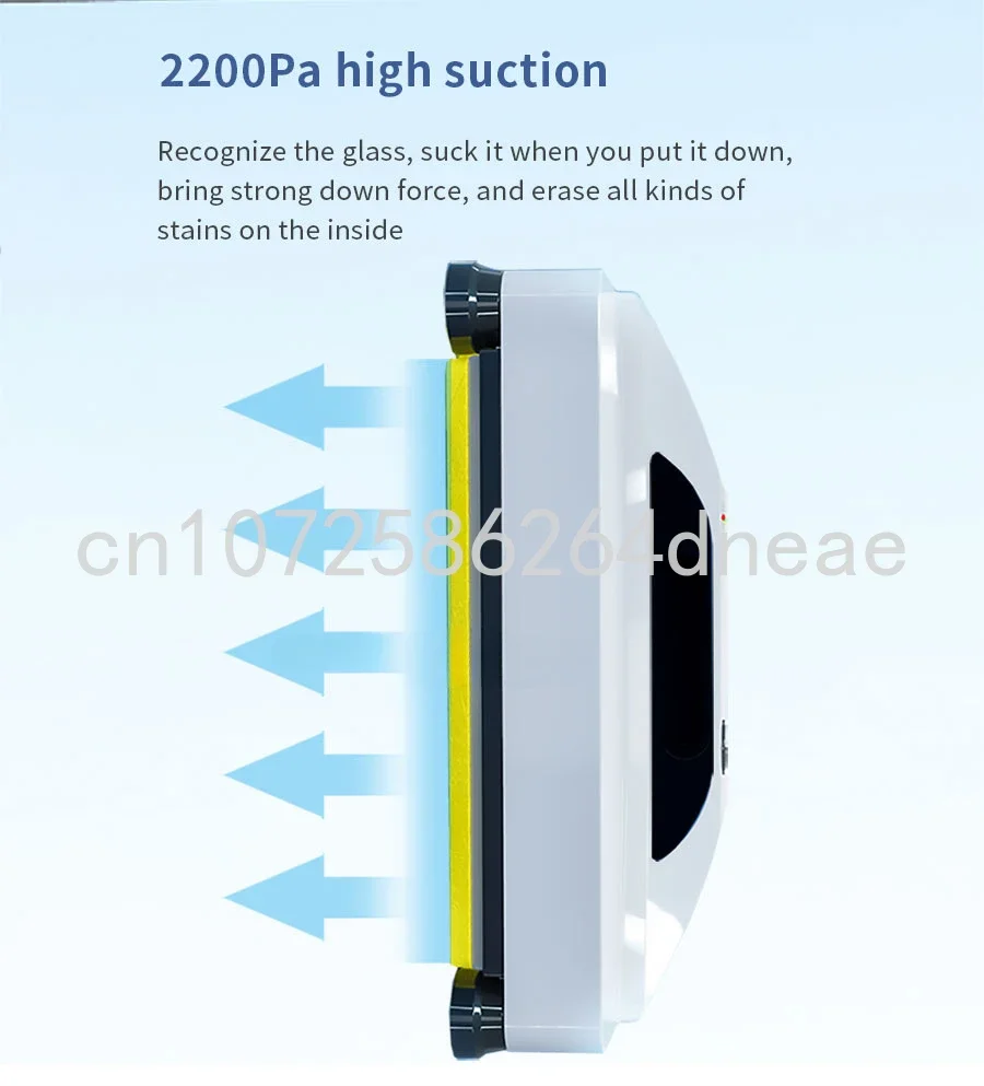 NEW Window Cleaning Robot Auto Water Spray Vacuum Cleaner,Anti-falling,Automatic Glass Washing,Built in Detecting Edge Sensors