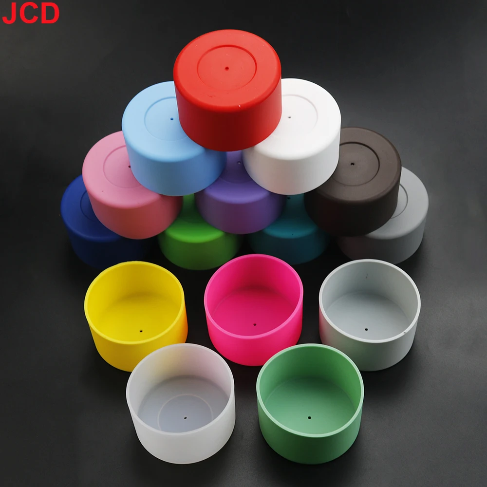 JCD 7.0cm Silicone Cup Case Rubber Bottom Protective Cover Pad Universal Anti Slip And Anti Scalding Bottle Anti Damage Sleeve ﻿