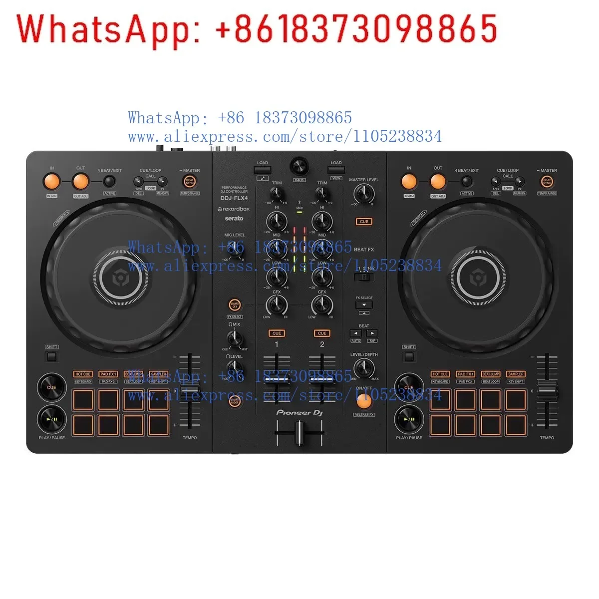 Pioneer DJ Pioneer DJ DDJ-FLX4 Beginner DJ Live Bar Disc Digital Controller