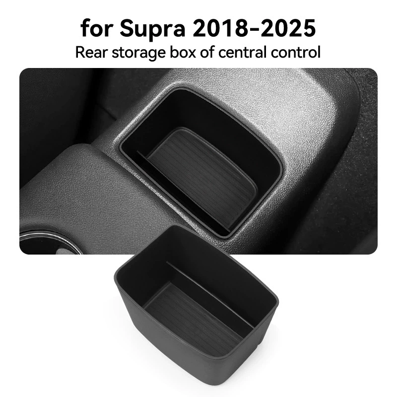 

For Bull Demon King Supra 2018-2025 Car Armrest Storage Box Center Console Multifunctional Organizer Tray Car Accessories