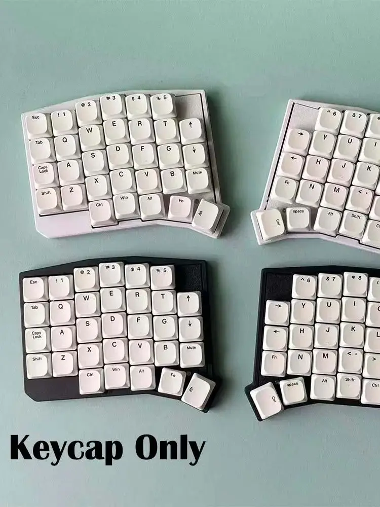 Klawisze XDA Profile PBT z barwionym nadrukiem, dedykowane do klawiatur mechanicznych Split Mini MX, kompatybilne z Corne Cornix Sofle Velve. — zdjęcie produktu 7