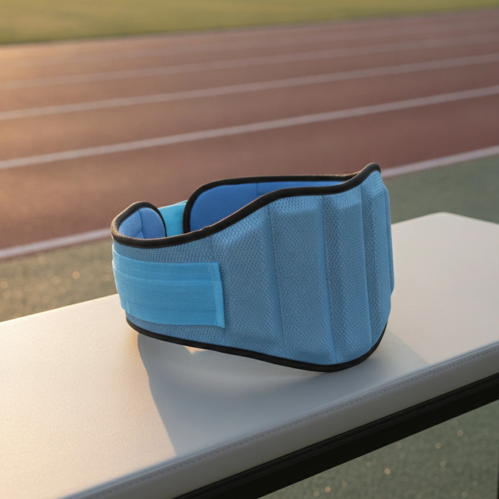 Lower Back Brace Breathable Padded Lumbar Belt with Mesh Exterior Elastic Back Brace with Segmented Padded Panels for Adults