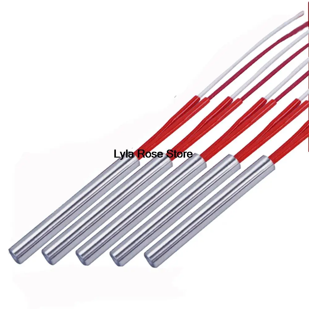 4 шт. 8 мм x 120 мм, 220 В, 200 Вт, нагревательный элемент картриджа с мощностью 4 шт. 8 мм x 120 мм, 220 В, 200 Вт, нагревательный элемент картриджа с мощностью