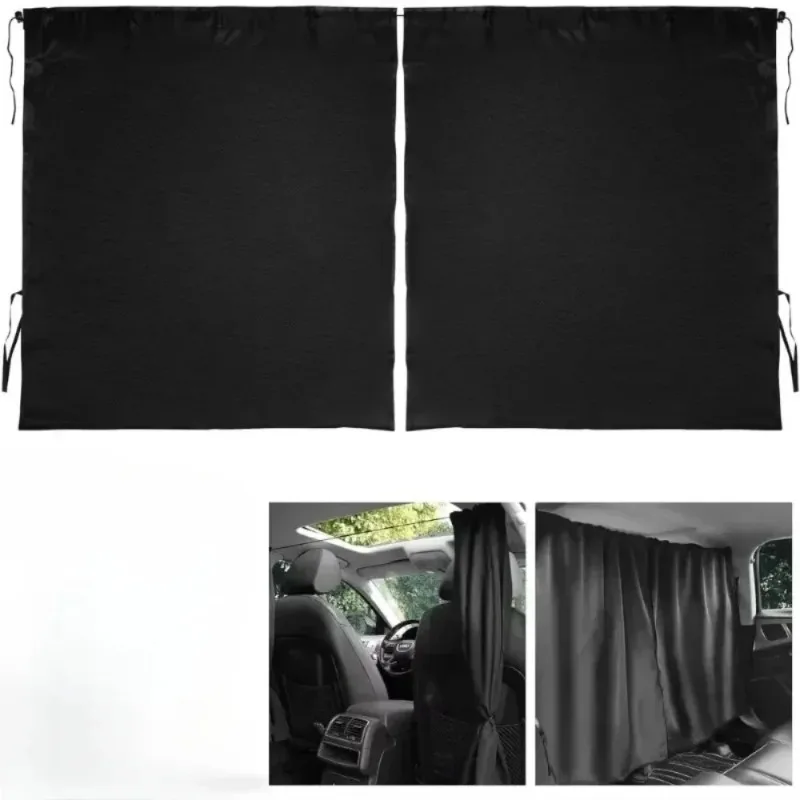 Popular 1Pcs 134x78cm Car Middle Partition Curtain Sealed Taxi Cab Partition Sunshade and Privacy Curtain High Quality