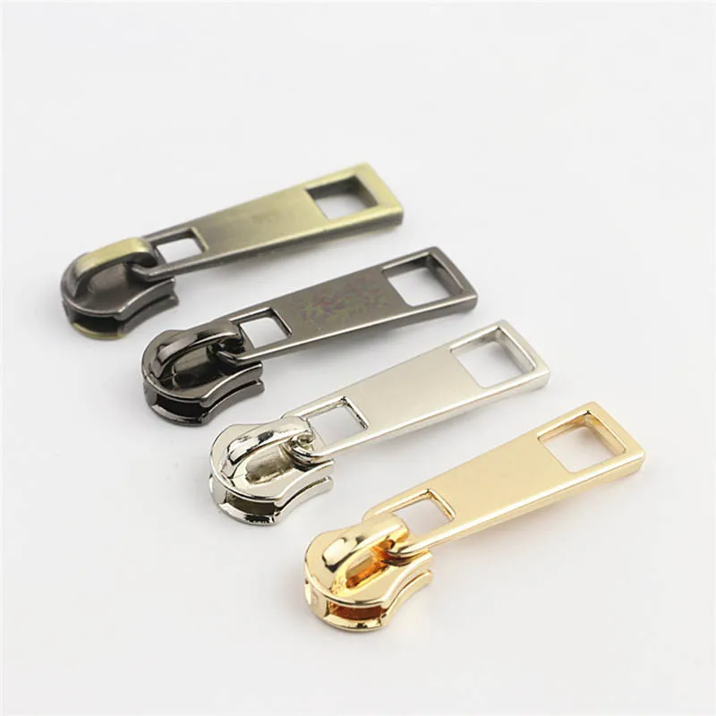 

5# Zinc Alloy Zipper Sliders for Nylon or Metal Zippers High Quality Electroplating Metal Zipper Sliders DIY Sewing Supplies