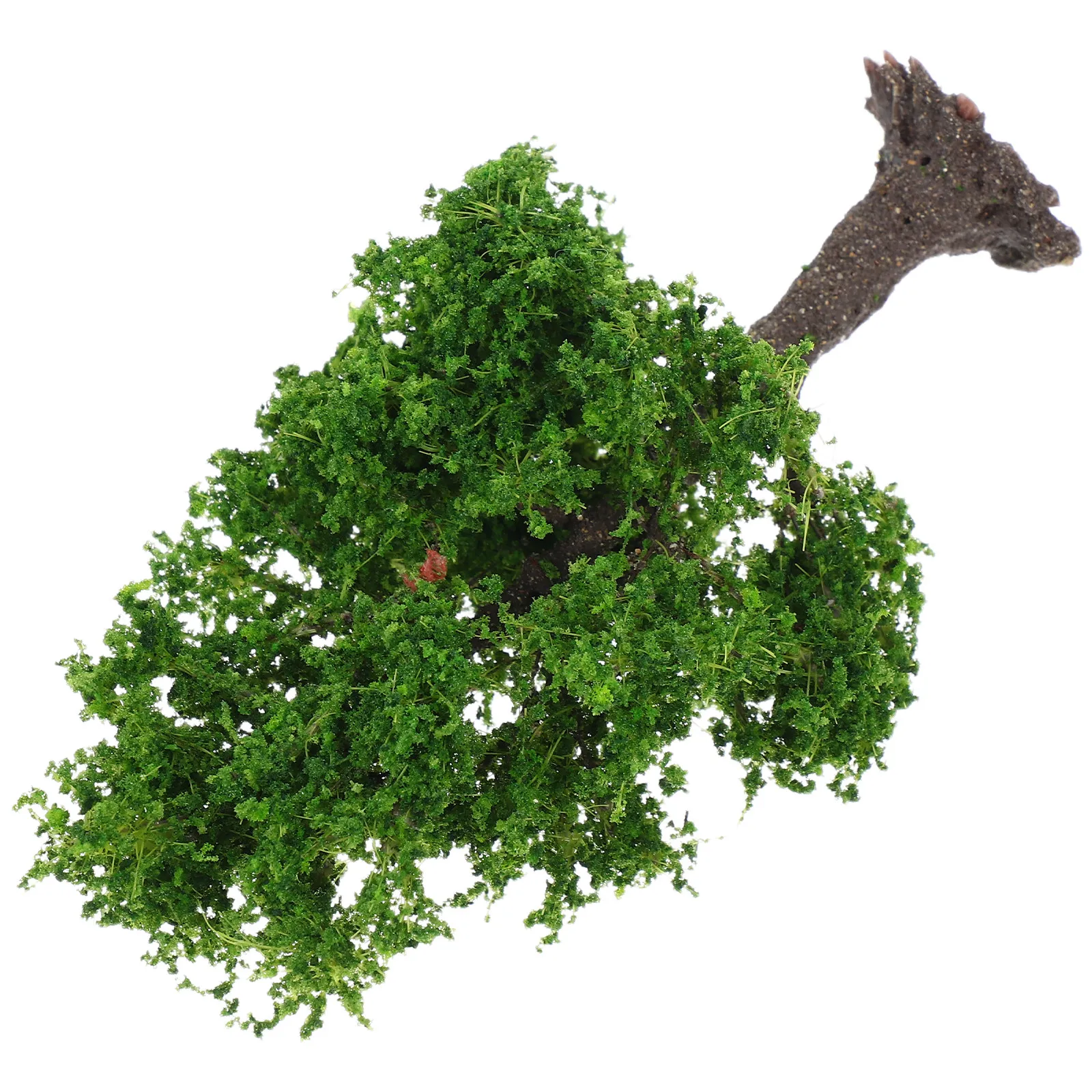 Miniature Landscape Tree Scenery Realistic Fairy Garden Decoration Diorama Train Railway Sand Table Micro Landscape Ornament