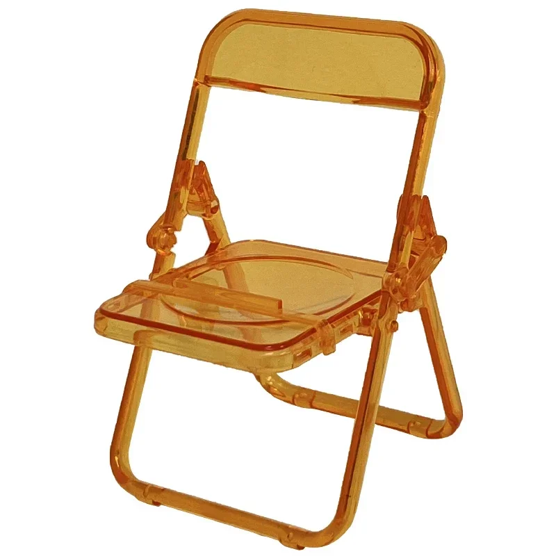 

Foldable Small Chair Lazy Phone Bracket Internet Celebrity Table Decoration Portable Stool Bracket