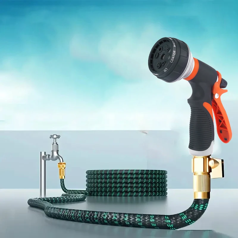 

High Pressure Garden Hose, Expandable Magic Hose For Garden Watering And Cleaning, US3/4 Hose, Sprinkler Head, Sprinkler Device