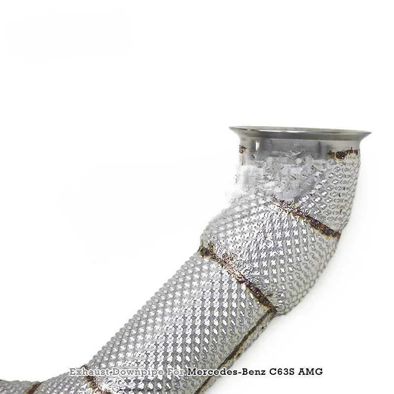 

ForStainless Steel Exhaust Downpipe For Mercedes-Benz C63/C63S AMG W205 4.0T 2015-2020 SUS304 Header Muffler Escape