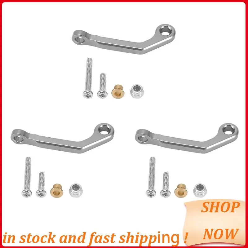 

3X For WPL B1 B14 B24 C14 C24 B16 B26 B36 Q60 Q63 Q64 Q65 RC Car Spare Parts Metal Servo Pull Rod,Grey HOT!
