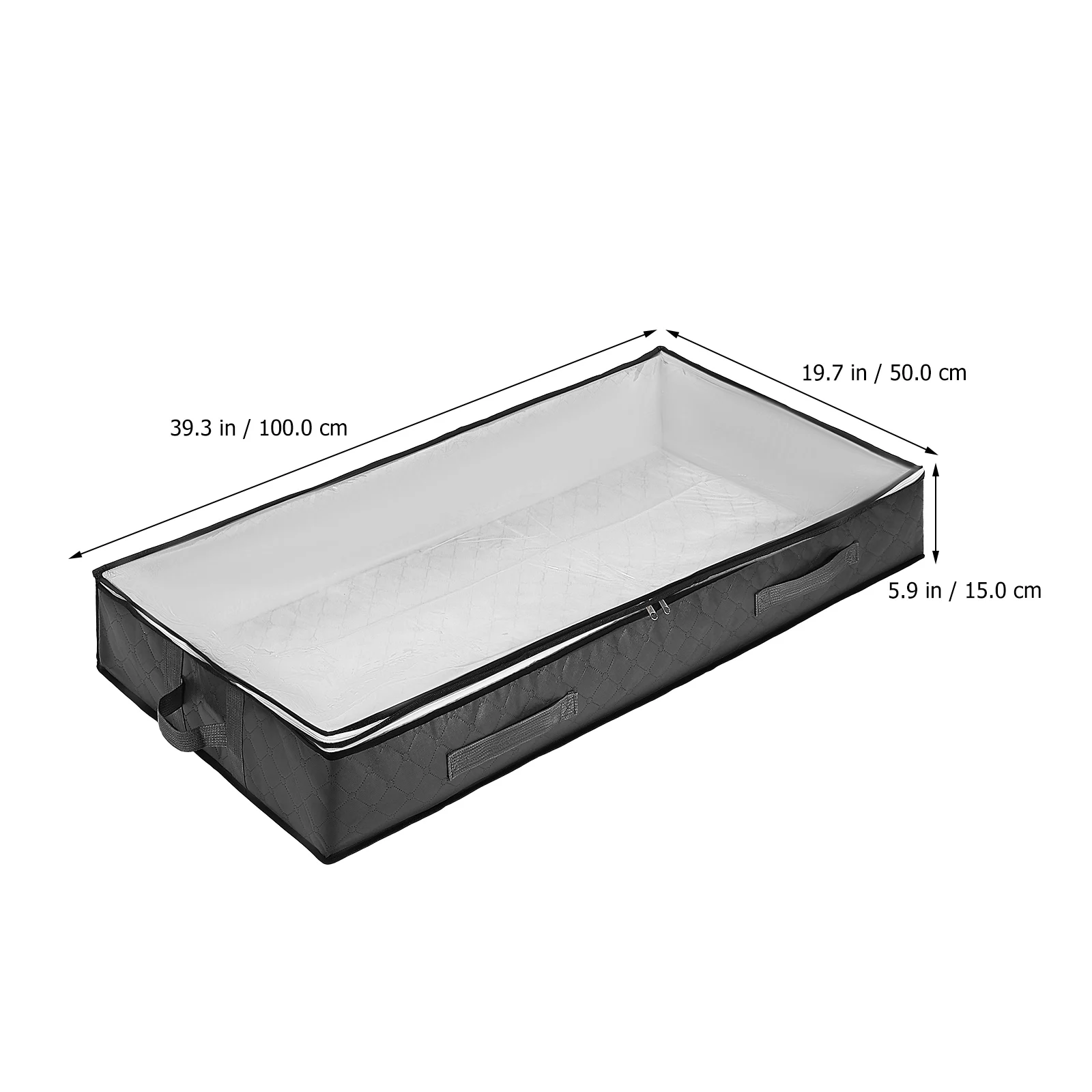 

4pcs Deep Gray H type Under Bed Storage Bags H Large Capacity Clothes ganizer Blanket Containers Versatile Closet Boxes