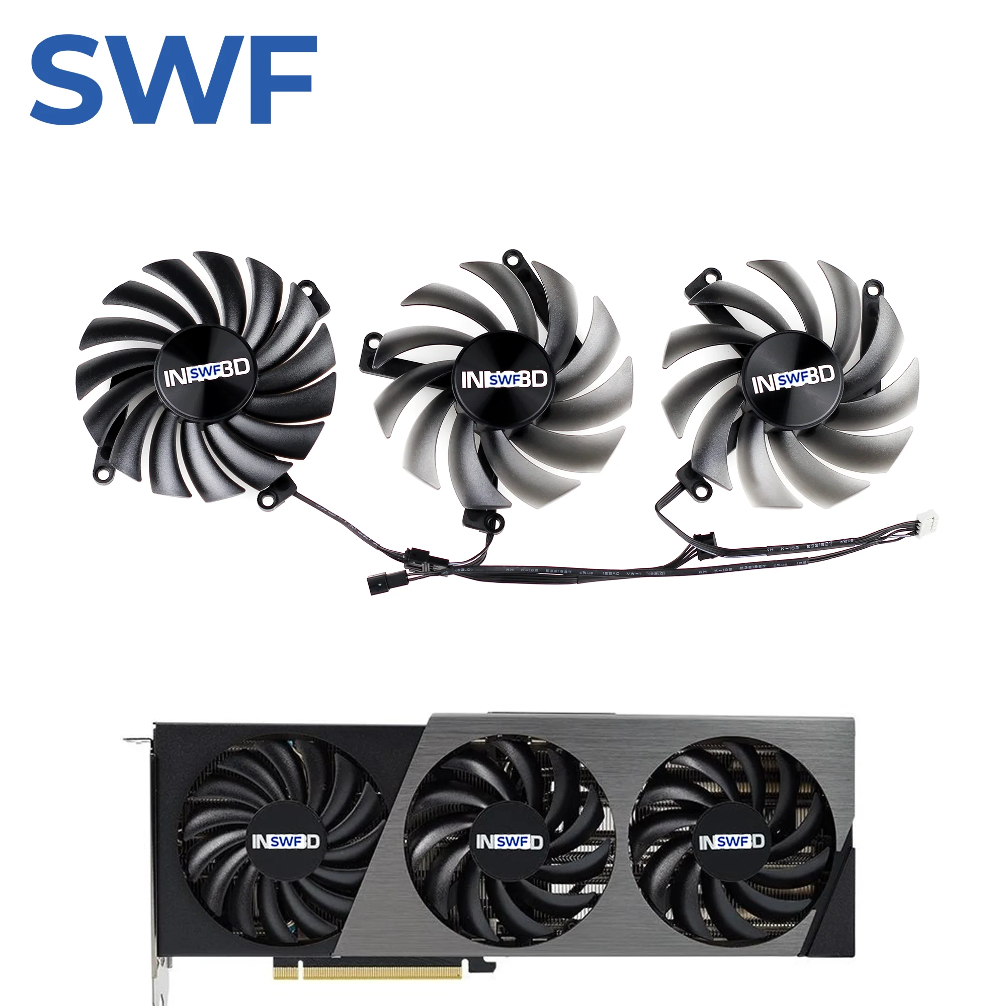85MM CF-12915S CF-12910S Cooling Fan For INNO3D RTX 4070 4070S 4070TI X3 OC Graphics Video Card Cooler Fan