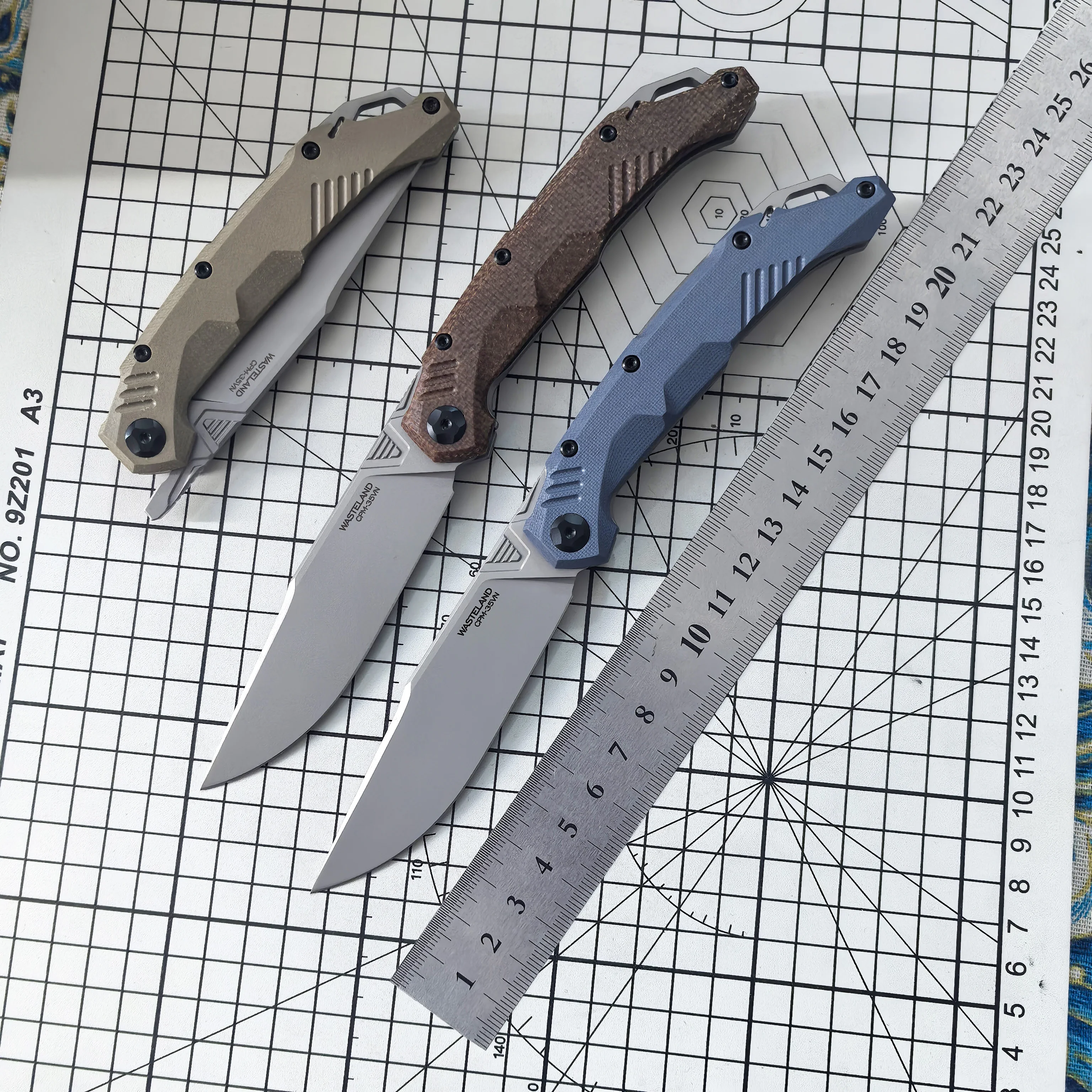 Fatdragon Original Folding Knife S35VN Blade G10 Titanium Alloy Handle Camping Outdoor Survival Sharp Hunting Knife EDC Tool