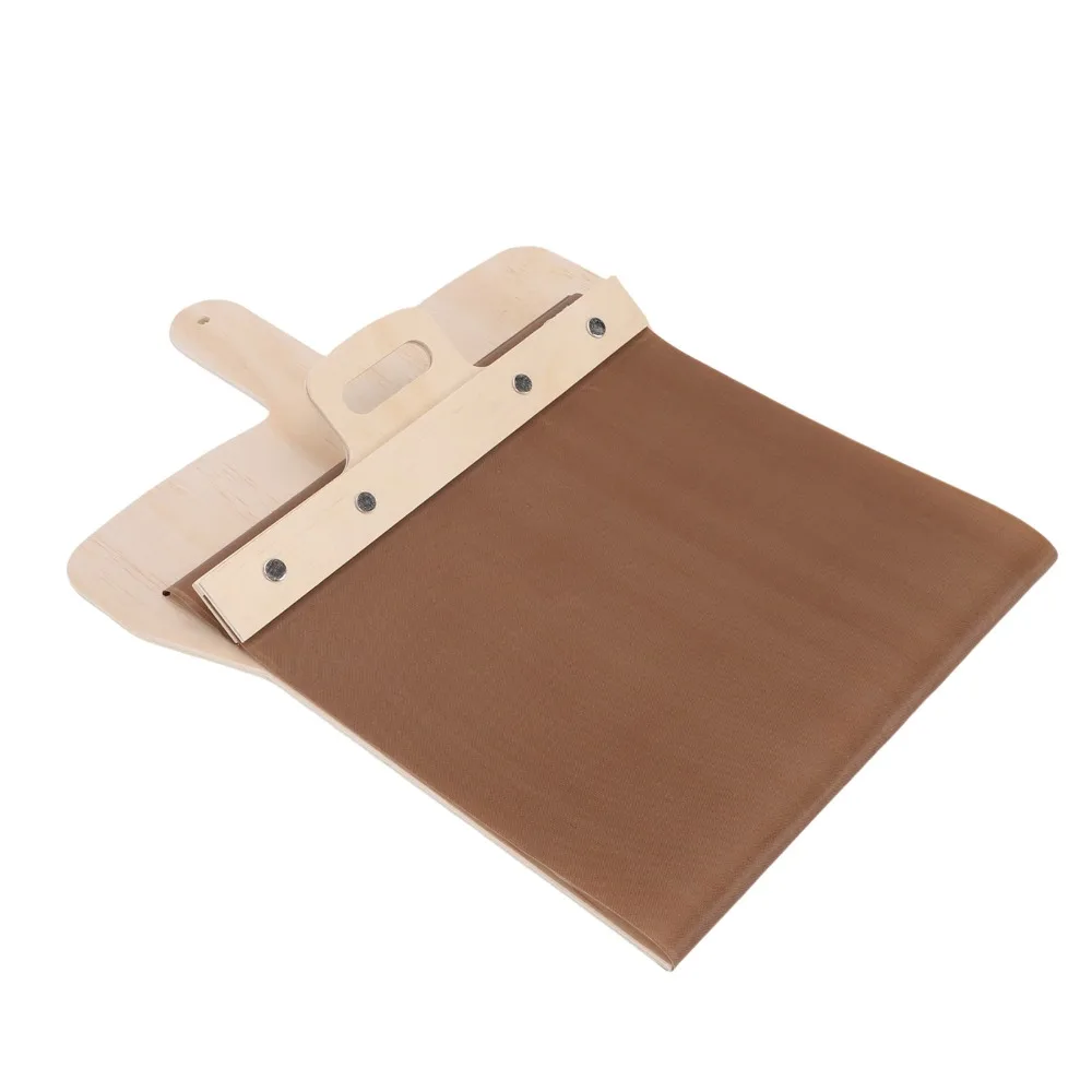 Non Stick Sliding Pizza Peel Wooden Comfortable Handle Pizza Spatula Slider Lightweight Hangable Multipurpose Pizza Spatula