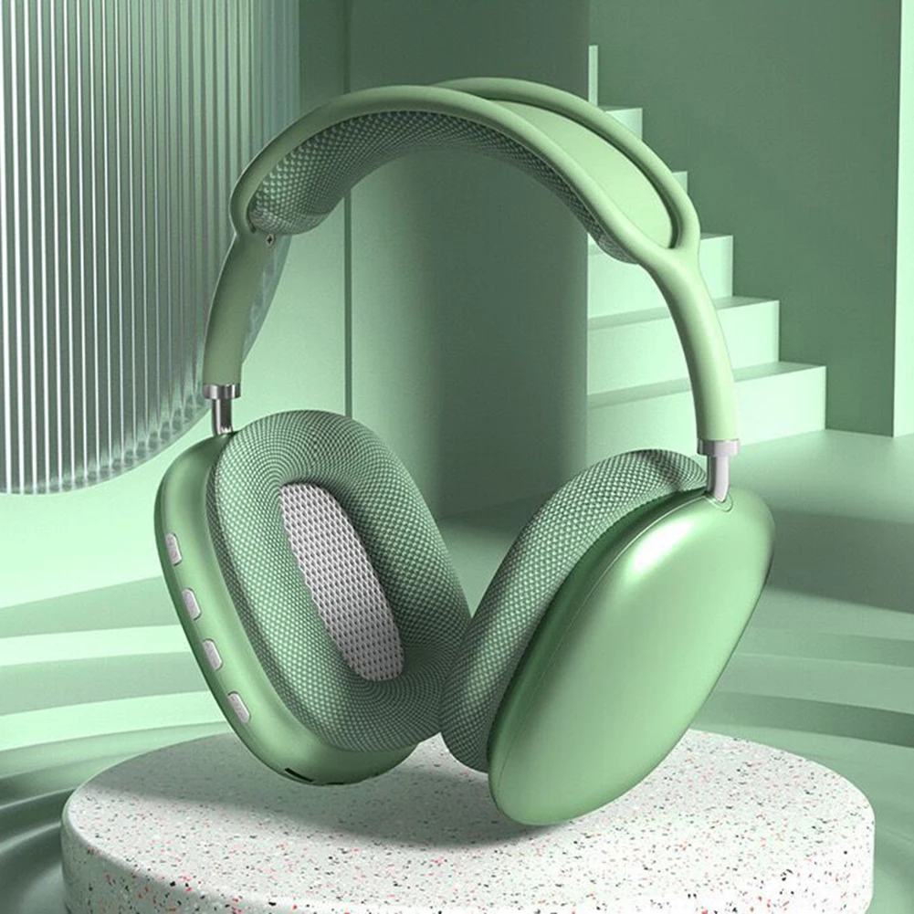 Fones de ouvido monocromáticos sem fio, confortável, ergonômico, over-ear, corrida, ciclismo