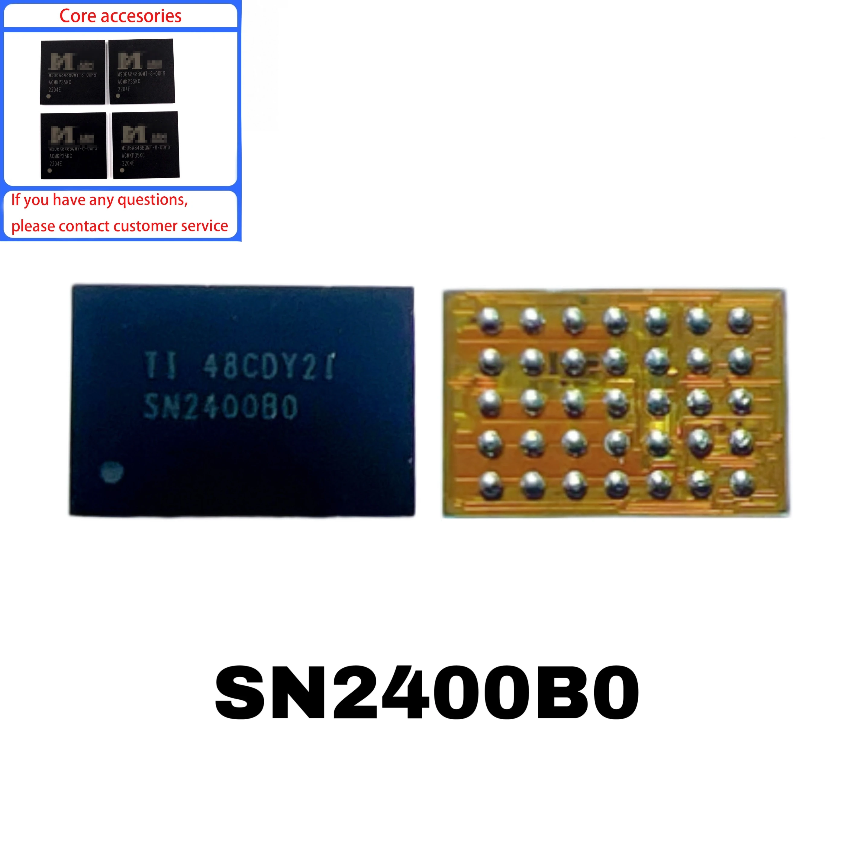 3-10 Uds SN2400AB0 SN2400B0 SN2501 SN2600B1/2 SN2610A0 SN2611A0 para iPhone 6 6S 7 8 Plus Xs Xr 11 12 13 Pro Max Mini cargador IC