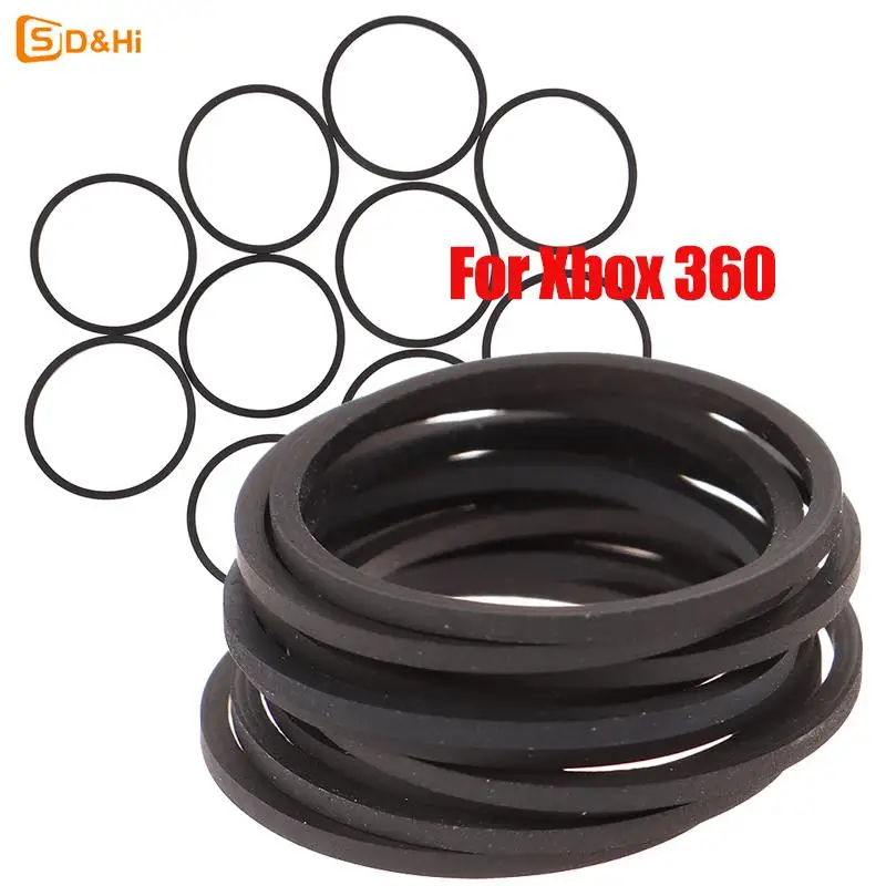 10PCS DVD Disk Drive Rubber Belts Replacement for Xbox 360 DiscTray Accessories