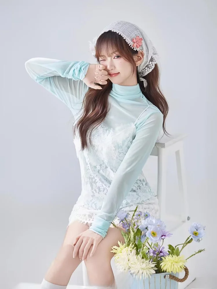 

Sweet Spring New Korean Style Portrait Photography Clothing for Girls Artistic Magazine Style Studio Photography Outfit