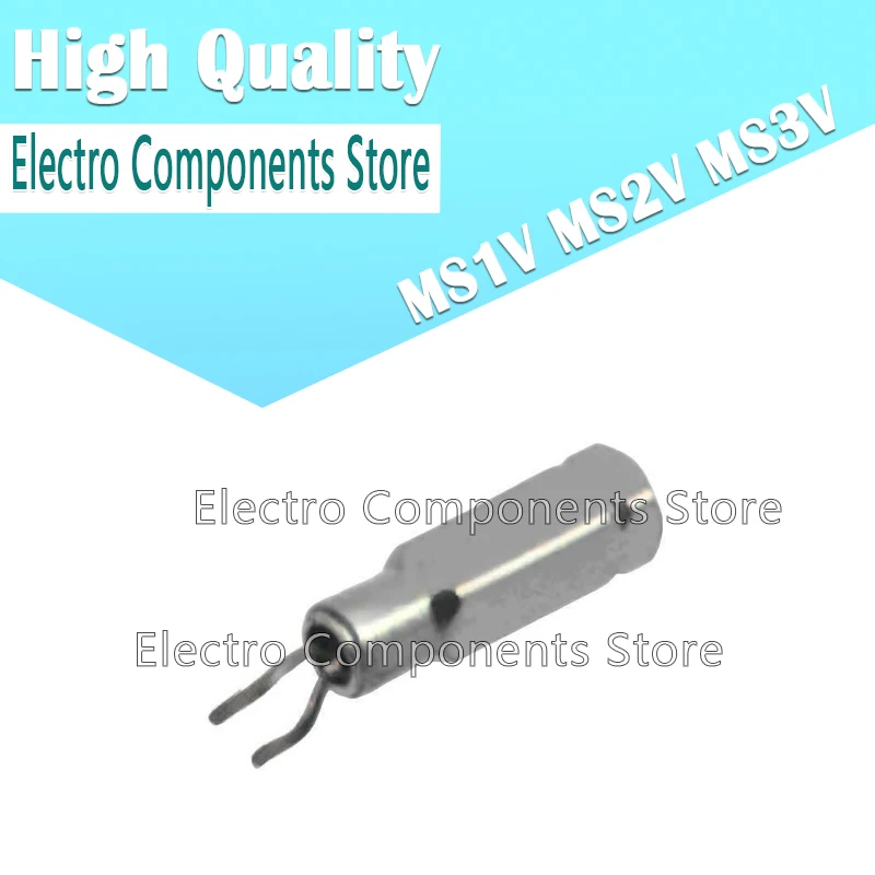 5PCS 32.768KHZ 32.768K Tuning fork Quartz Crystal Resonator MS1V MS2V MS3V Tuning Fork Crystal 30 kHz – 200 kHz