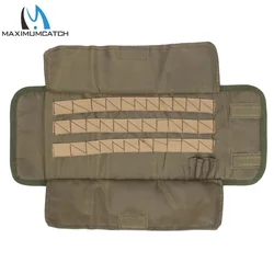 Bolsa herramientas atar moscas Maximumcatch – Organizador multibolsillo con tela suave
