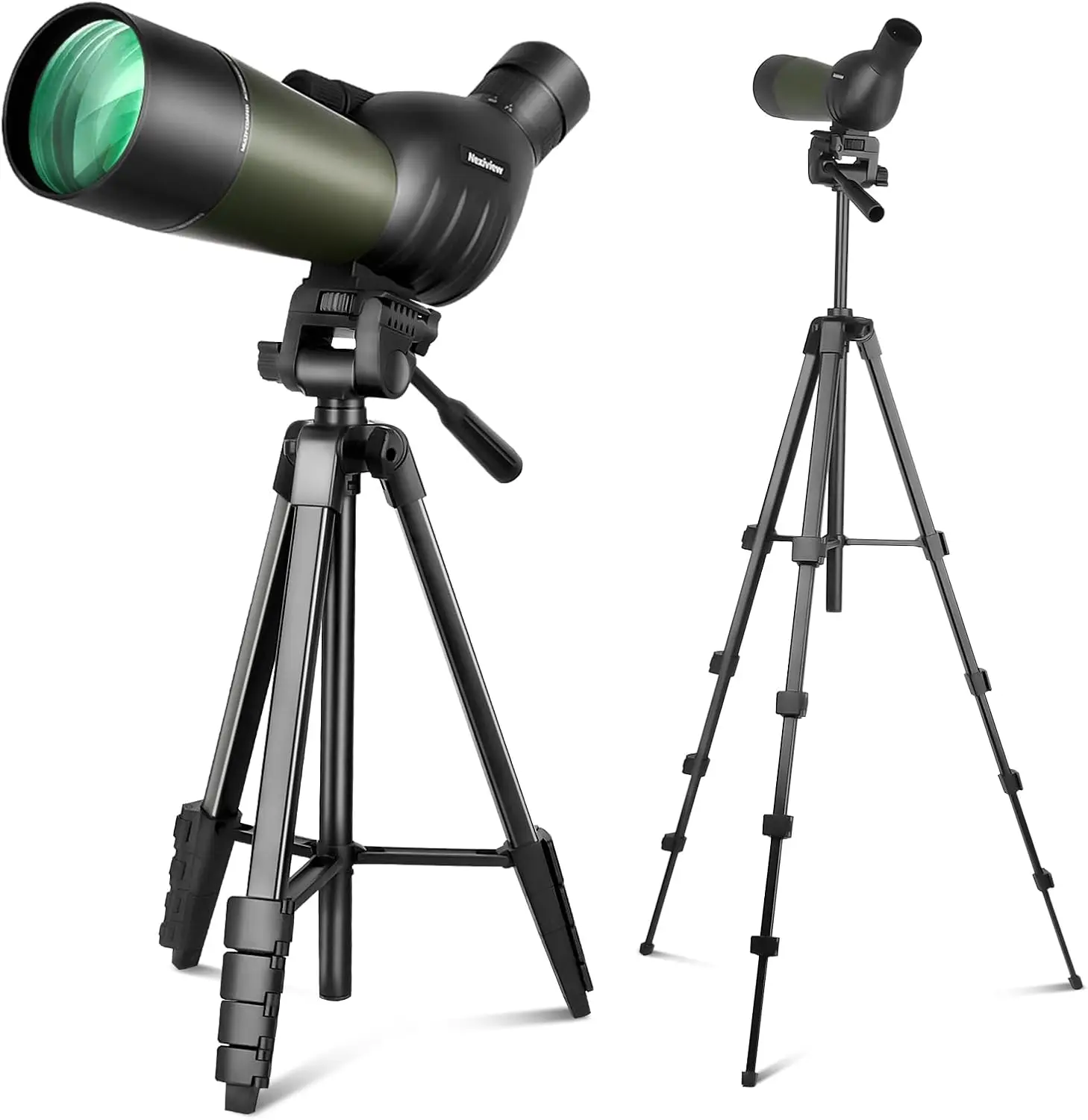 

Spotting Scope with 64in Tripod, Carry Bag - Clear Low Light Vision Spotting Scopes - Fogproof Spotting Scopes for Targ