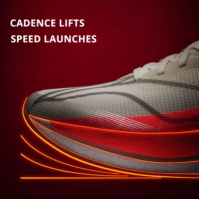 Li-Ning Damen RED HARE 9 PRO Racing Laufschuhe BOOM FIBER Reflektierendes leichtes Futter Trainingssportschuhe ARPW002