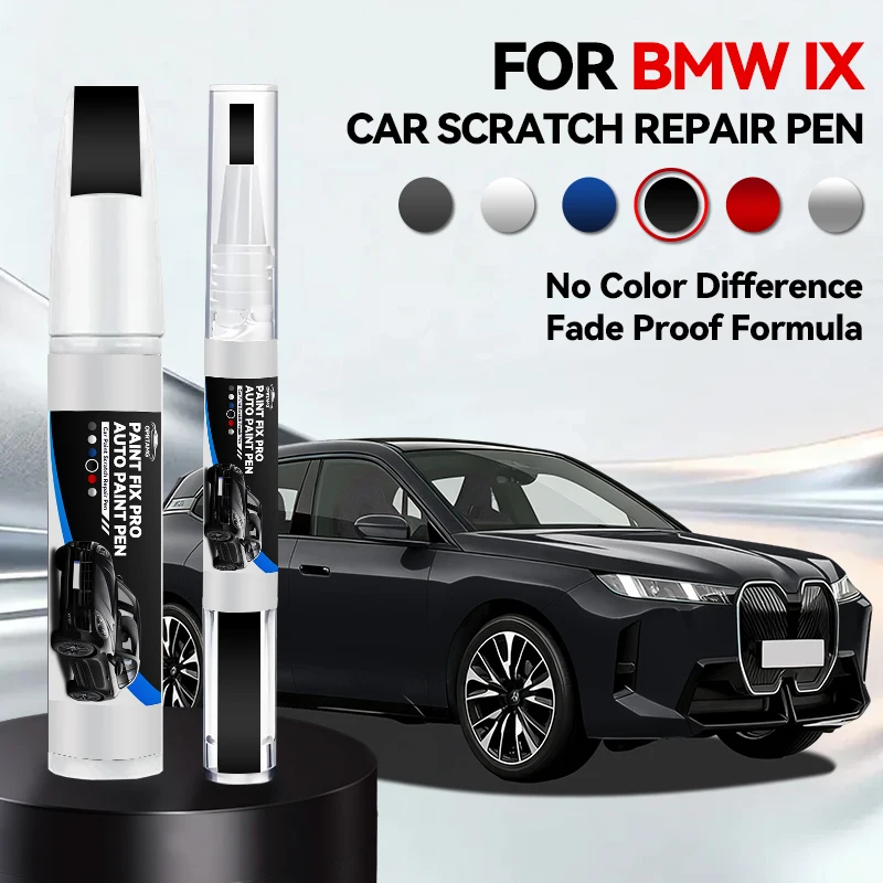 

Ручка-корректор для ремонта краски BMW IX, средство для удаления царапин, аксессуары для авто, черный, белый, серебристый, серый, синий, красный цвета.