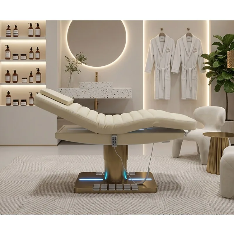 Electric beauty bed adjustable adjustable sitting, reclining micro full bed, body tattoo tattoo medical beauty bed, high-end bed