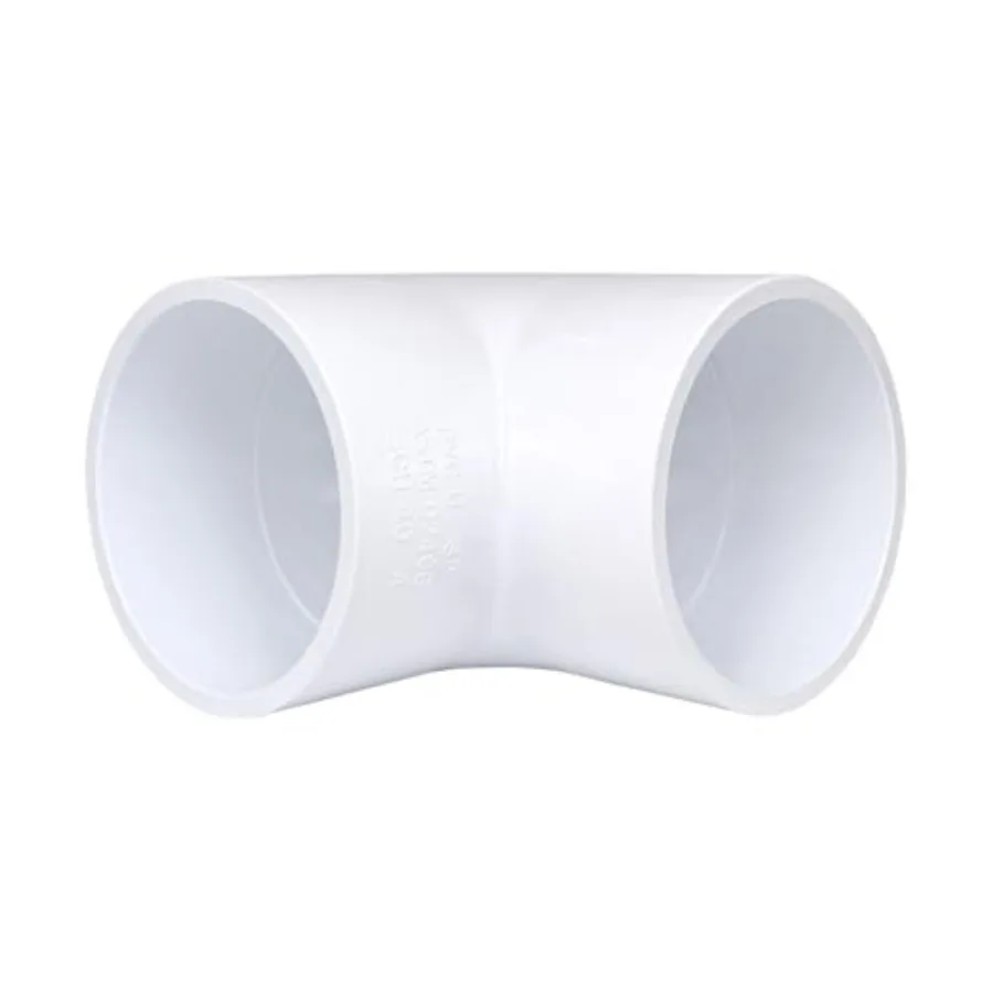 2 Pack 3" PVC 90 Degree Elbow Pipe Fittings Socket x Socket,2 Way Right Angle Adapter Coupling Schedule 40, 3 inch PVC Pipe Cor view 4