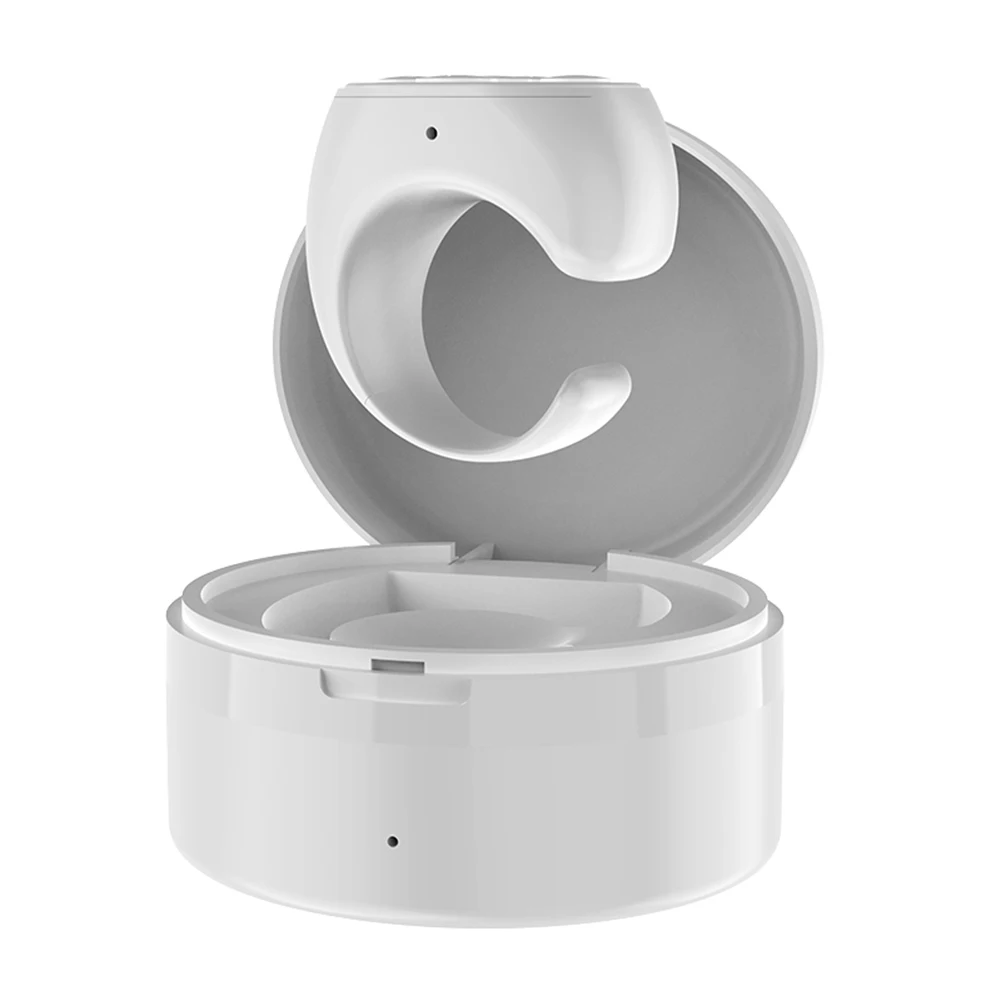 Smart Browsing Device Automatic Page Turner Wireless Ring Remote Control with Charging Compartment Page Flipping for Short Video