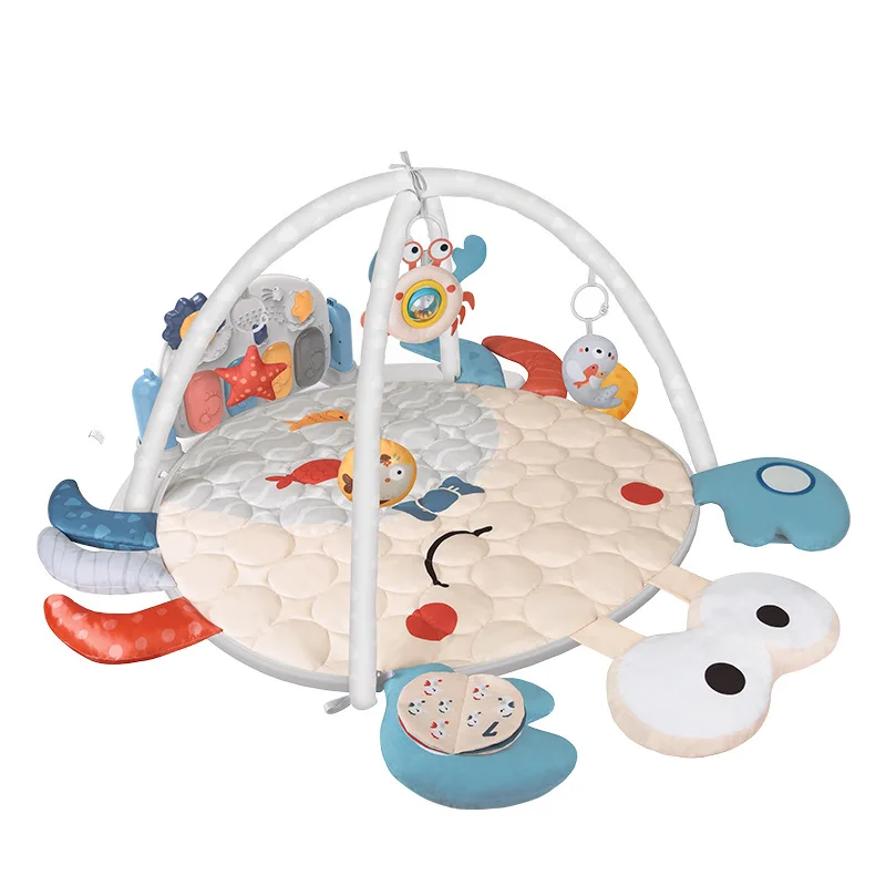 

Cross-border baby fitness rack pedal piano newborn baby gift 0-3-6 month baby music educational toy 1