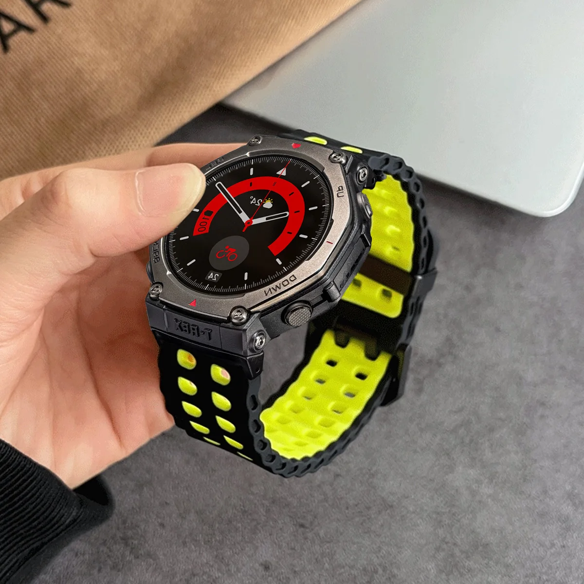 Silicone WatchBands For Amazfit T-rex3/2 Smart Watch Straps Sport Band For Huami Amazfit T-rex/pro Bracelets Accessories Correa