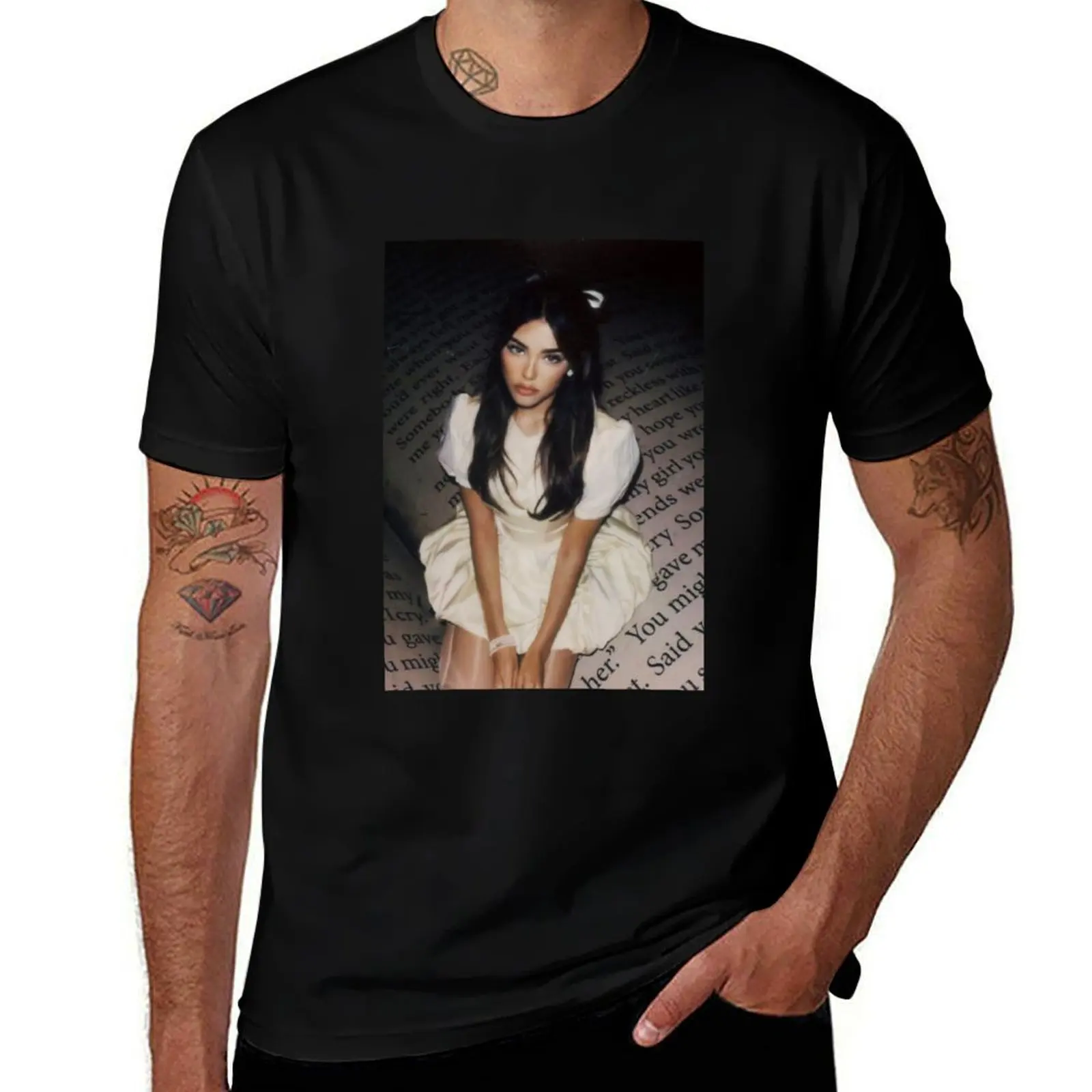 The Book Of Reckless Madison T-Shirt Minimalist Plain Crew Neck T-Shirt