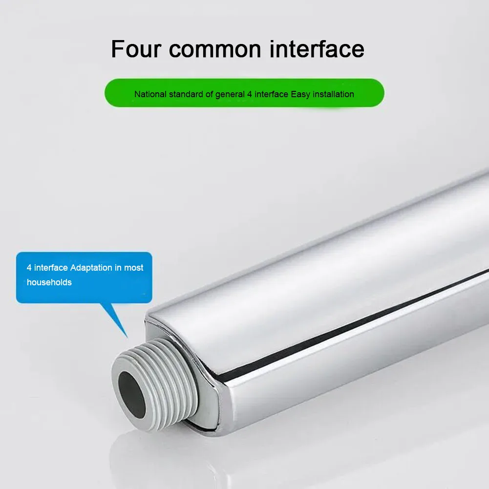 Shower Head 1/2inch ABS Double-Sided Shower Nozzle Bath Pressurized Bathroom Faucet Bath Shower Accessories Replacement