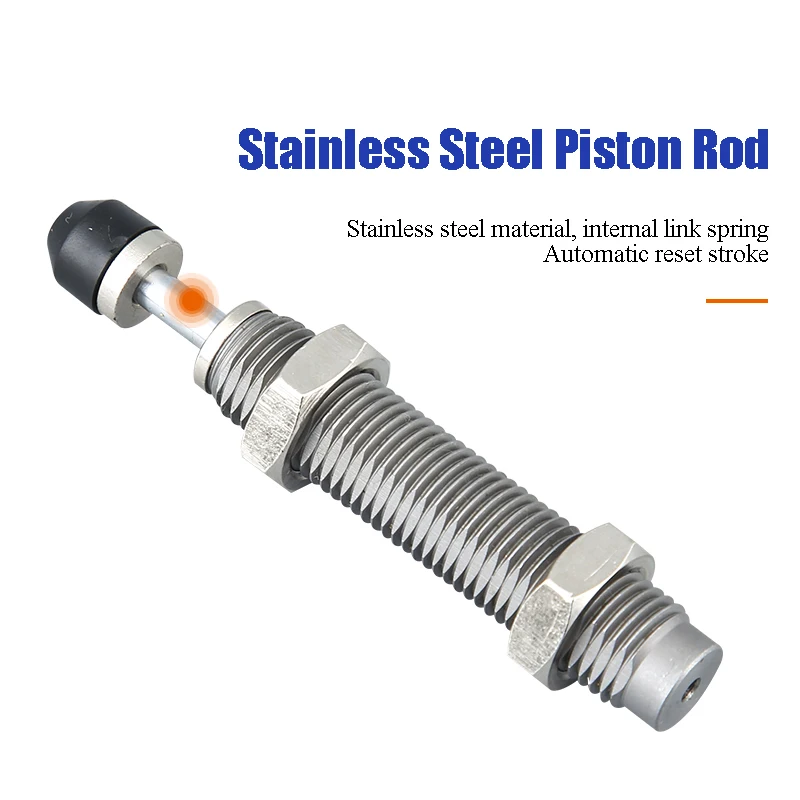 RB RBC Hydraulic Shock Absorber Adjustable Pneumatic Hydraulic Buffer RB0805 RB0604 with Cap RB0806 RB2015 RBC1412 RBC2015